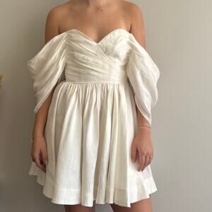 Aje Zorina Sweetheart Mini Dress